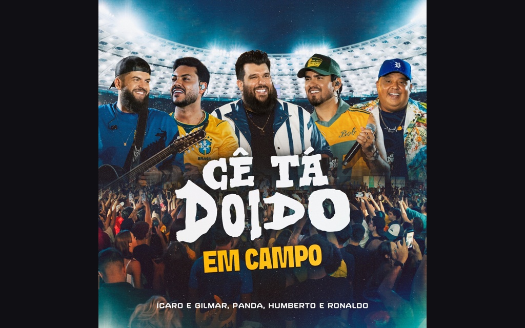 Capa de Cê Tá Doido - DVD "Em Campo"